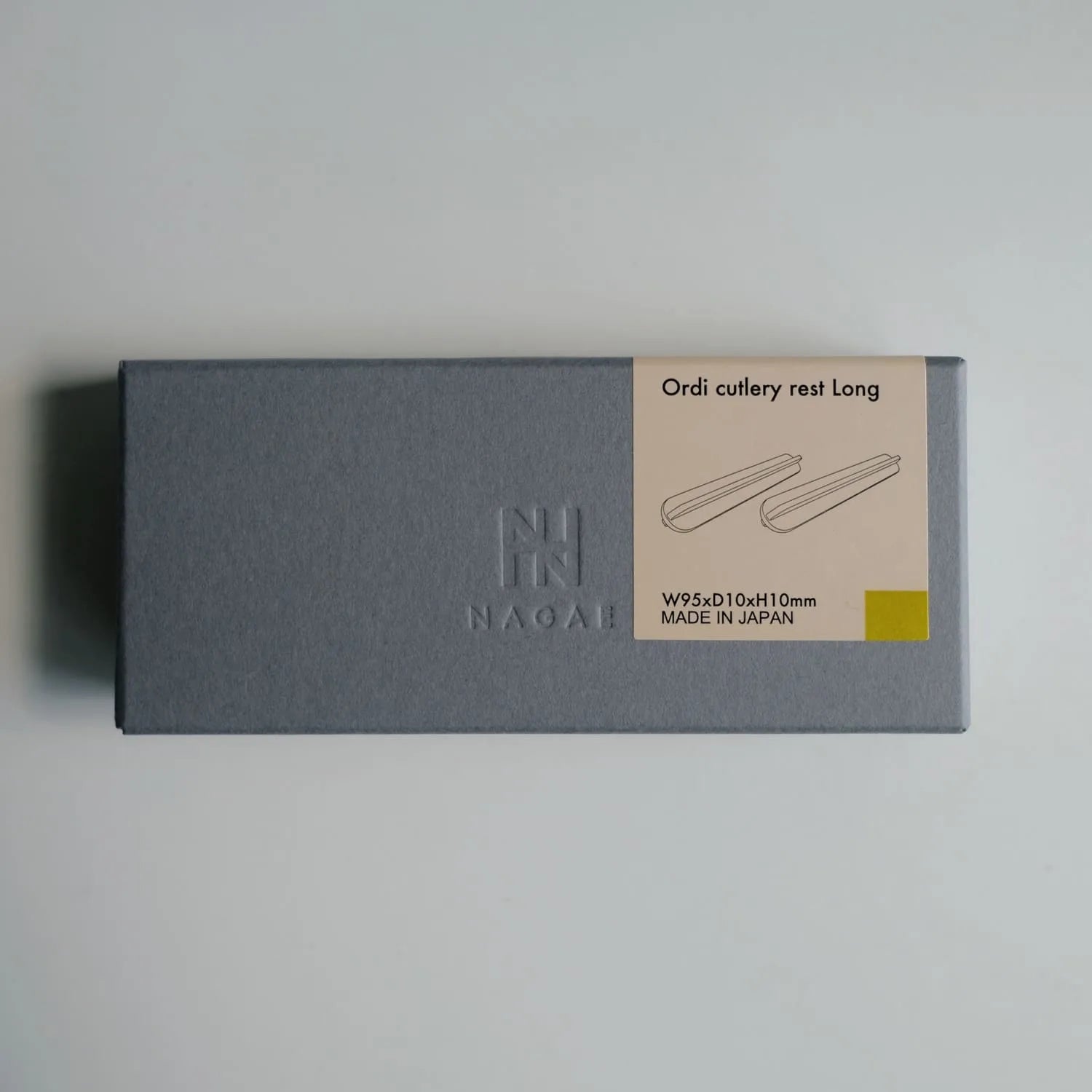 Ordi – Minimalist Brass Cutlery Rest (Long)