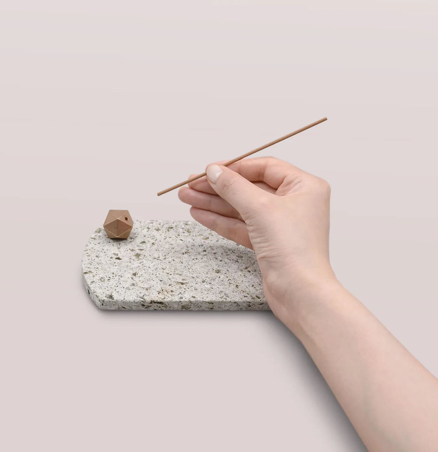 Oya (大谷石) – Volcanic Stone & Bronze Incense Set