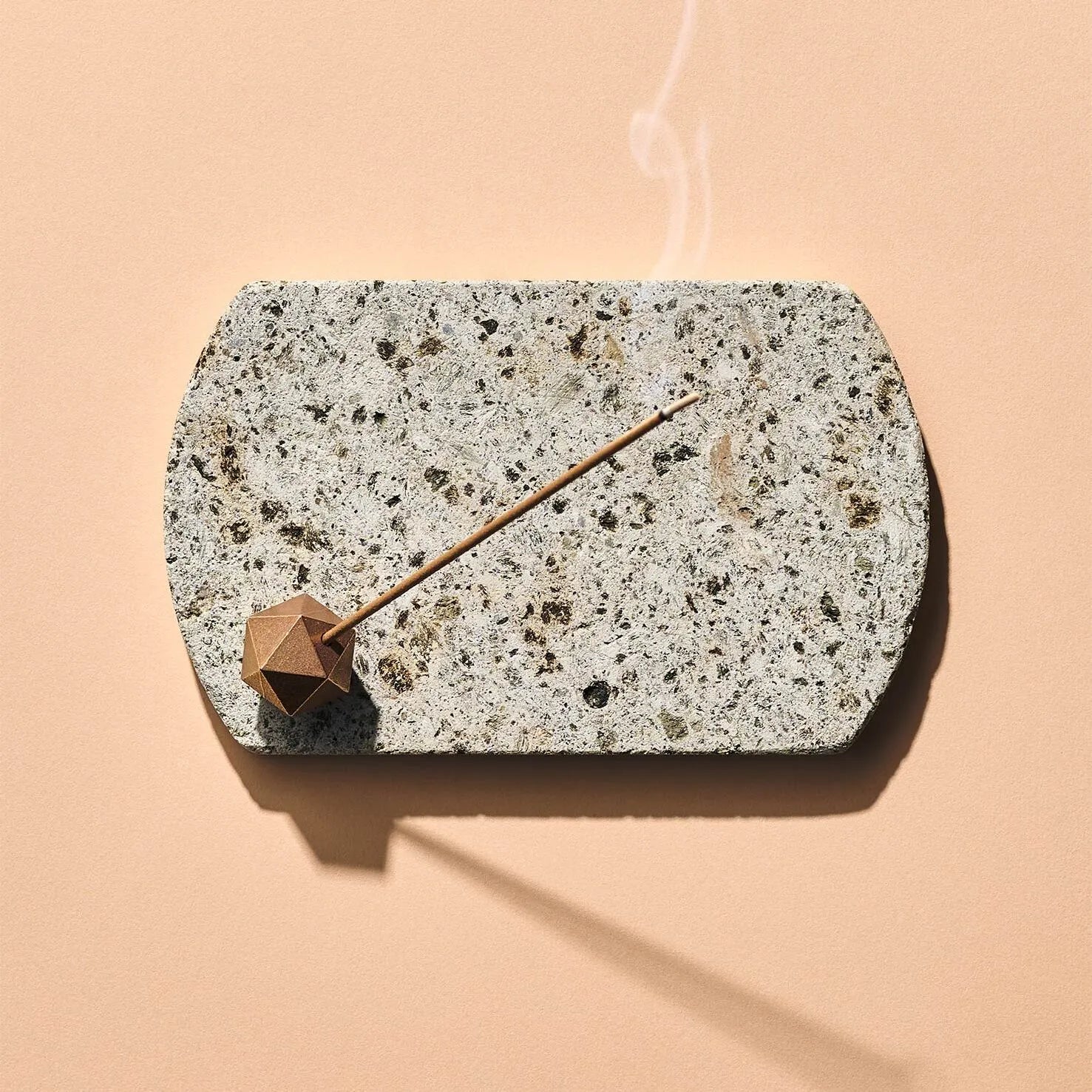 Oya (大谷石) – Volcanic Stone & Bronze Incense Set