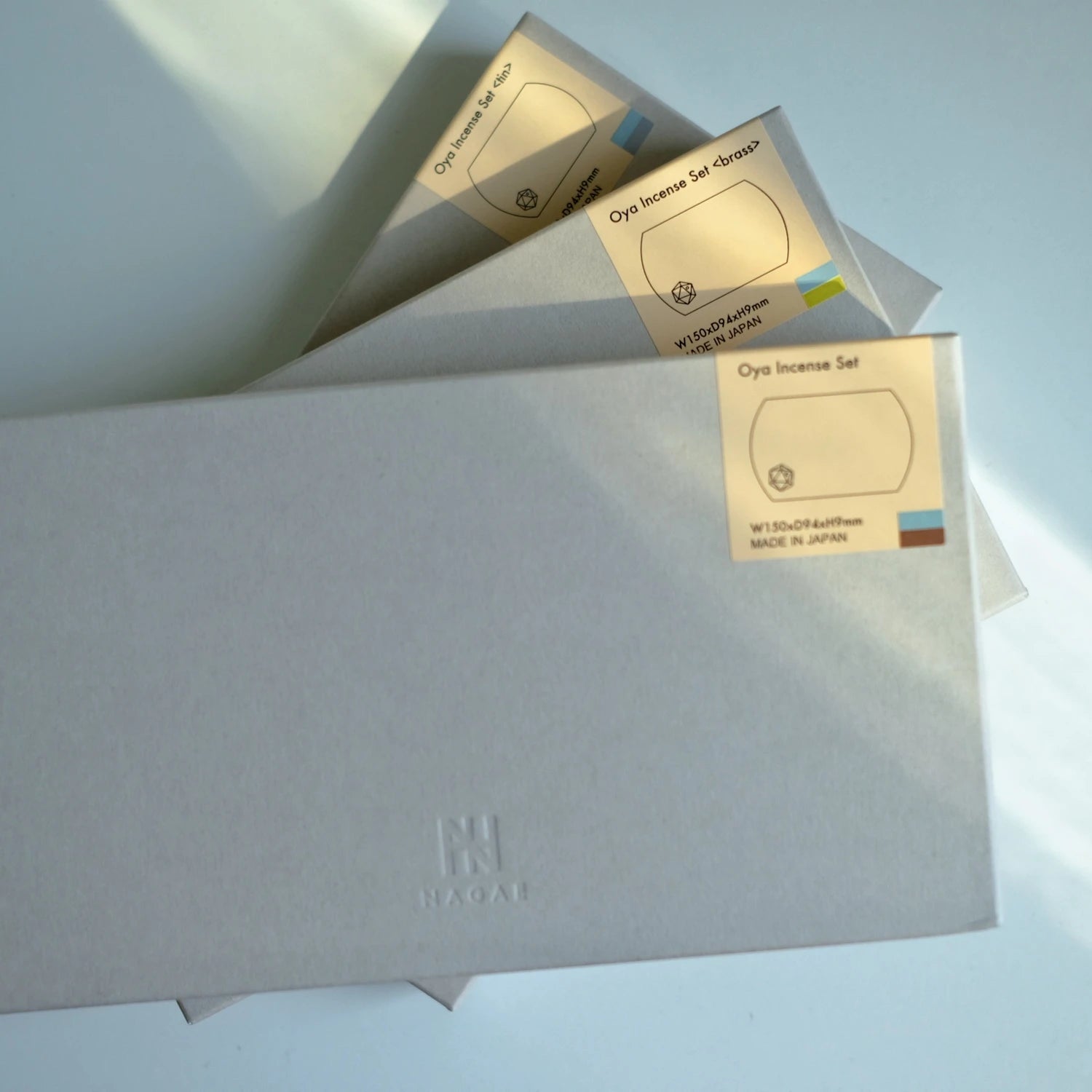 Oya (大谷石) – Volcanic Stone & Bronze Incense Set