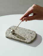 Oya (大谷石) – Volcanic Stone & Tin Incense Set