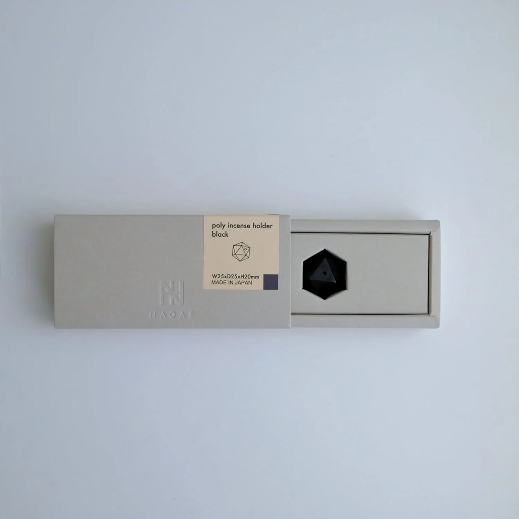 Poly Incense Holder – Black