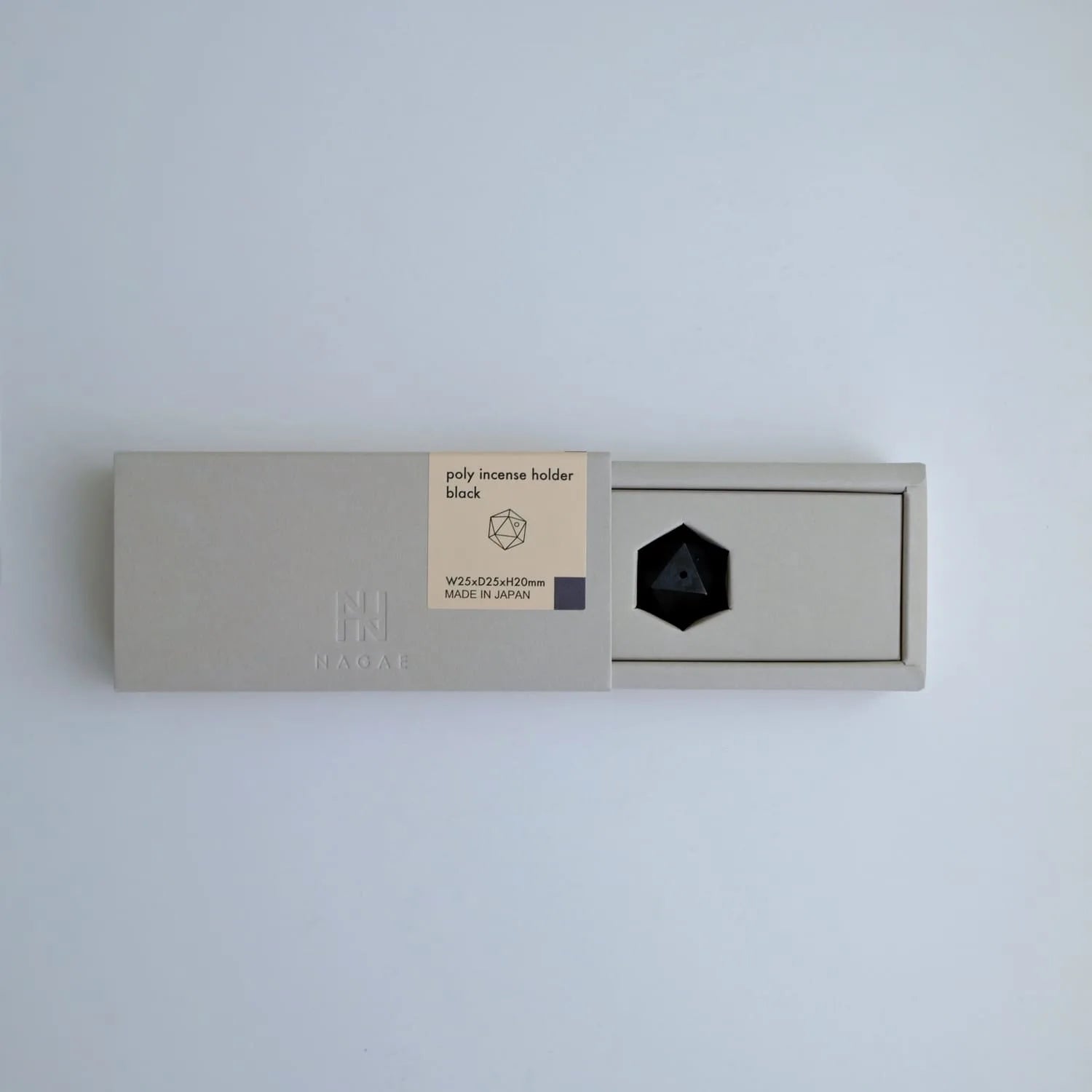 Poly Incense Holder - Black