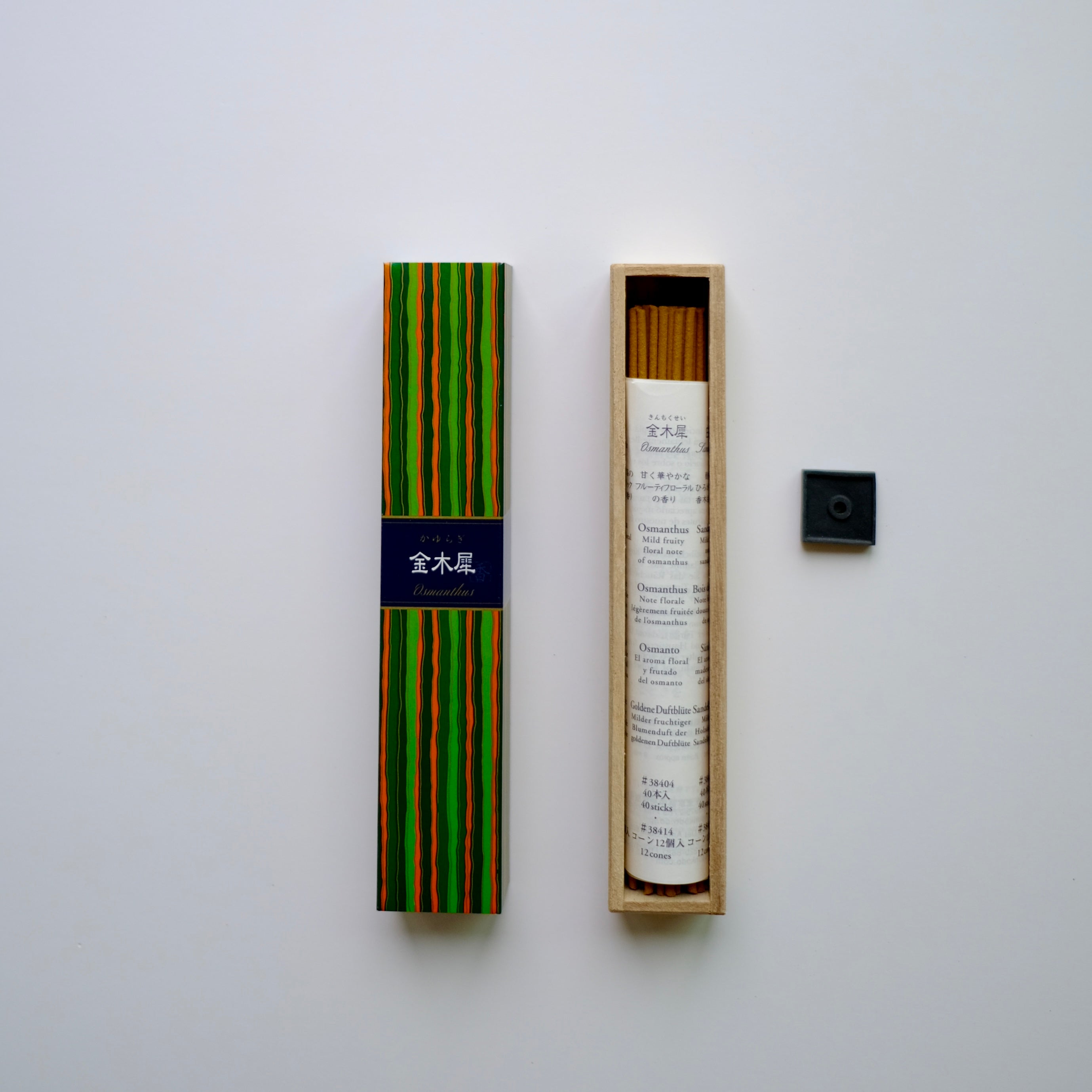 Kayuragi (かゆらぎ) – Osmanthus (Kinmokusei) Incense (40 Sticks)