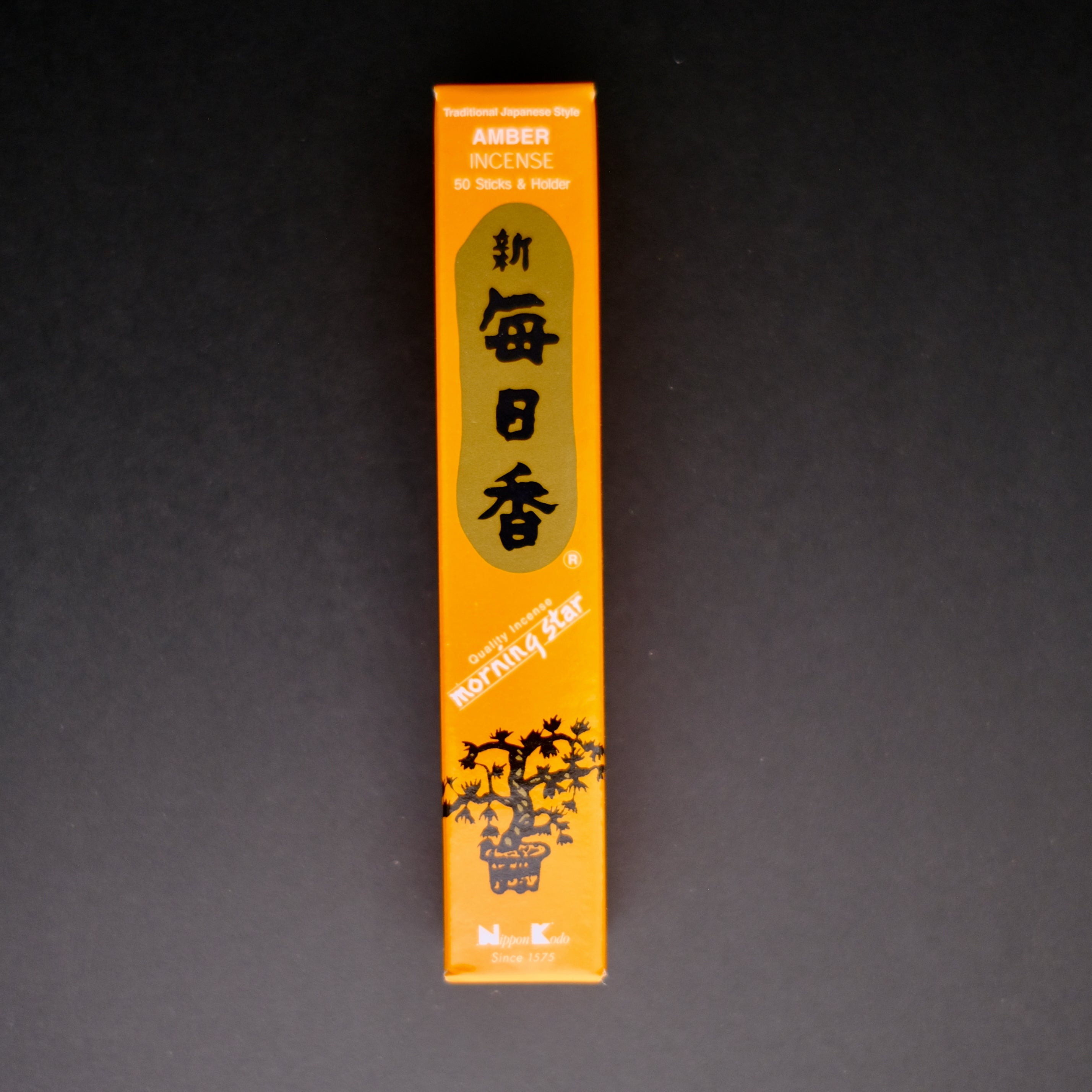 Morning Star Amber (毎日香) – Daily Incense (50 Sticks)