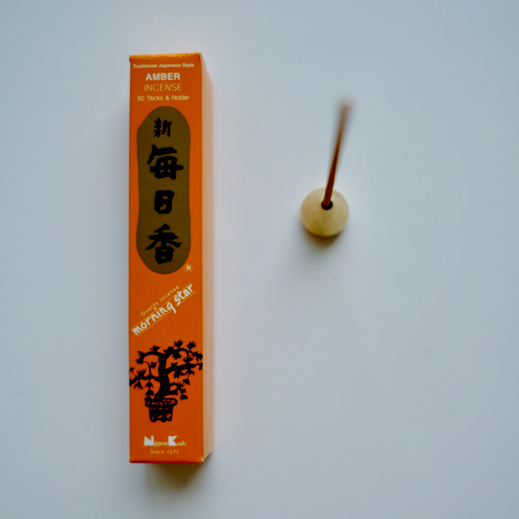 Morning Star (毎日香) Incense – Amber