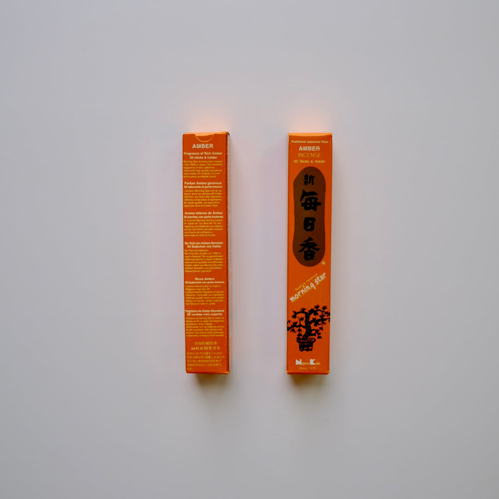 Morning Star (毎日香) Incense – Amber