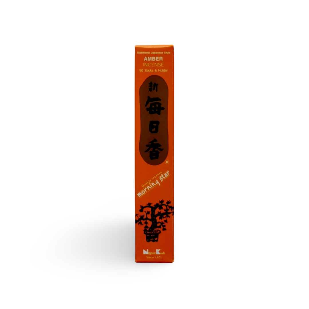 Morning Star Amber (毎日香) – Daily Incense (50 Sticks)