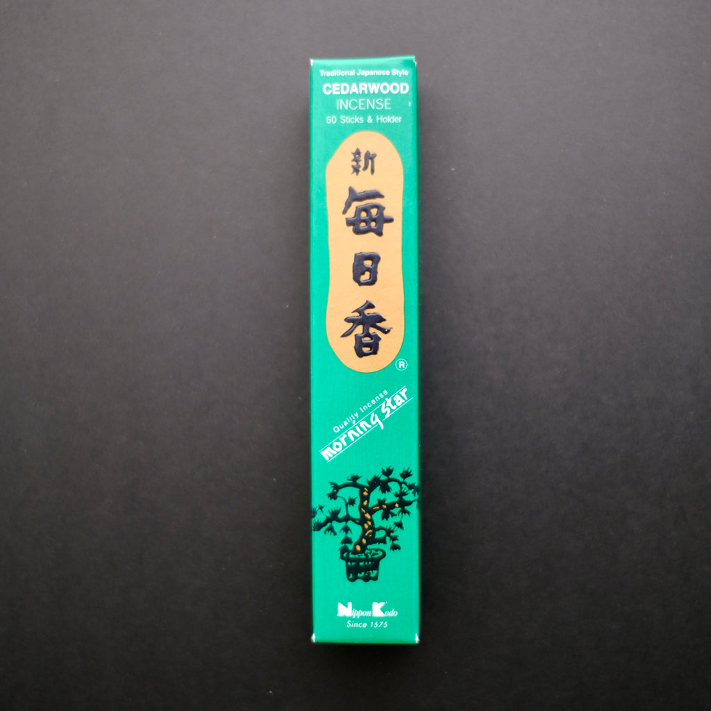 Morning Star (毎日香) Incense – Cedarwood