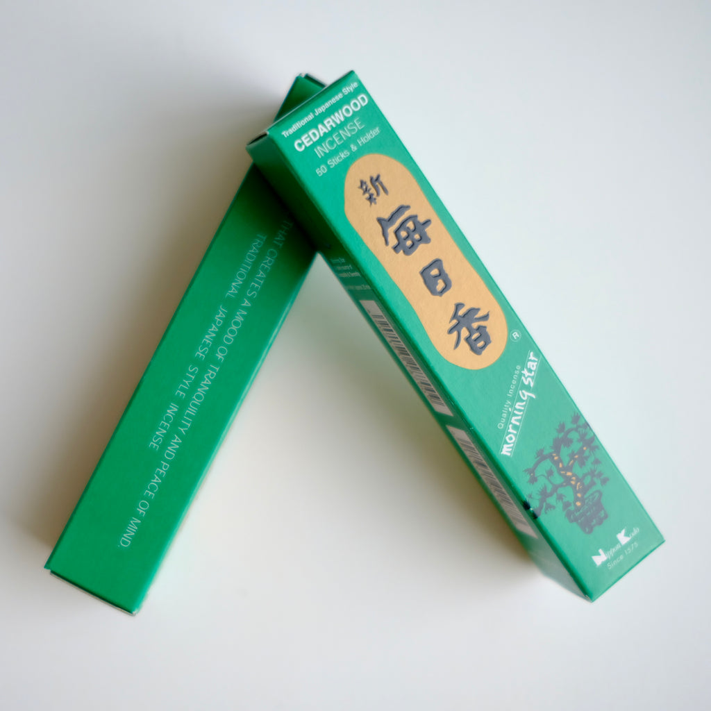 Morning Star (毎日香) Incense – Cedarwood