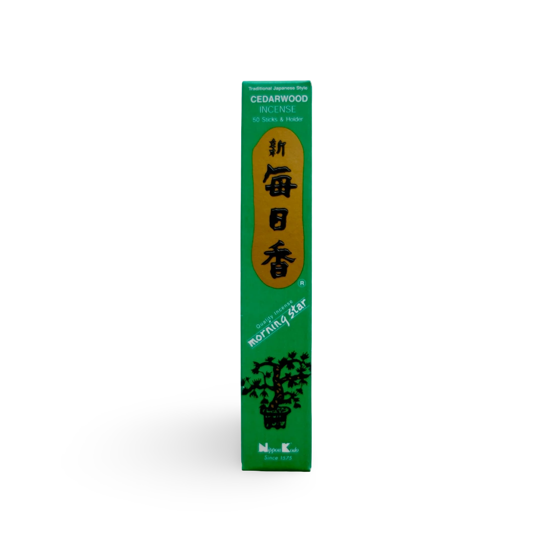 Morning Star Cedarwood (毎日香) – Daily Incense (50 Sticks)