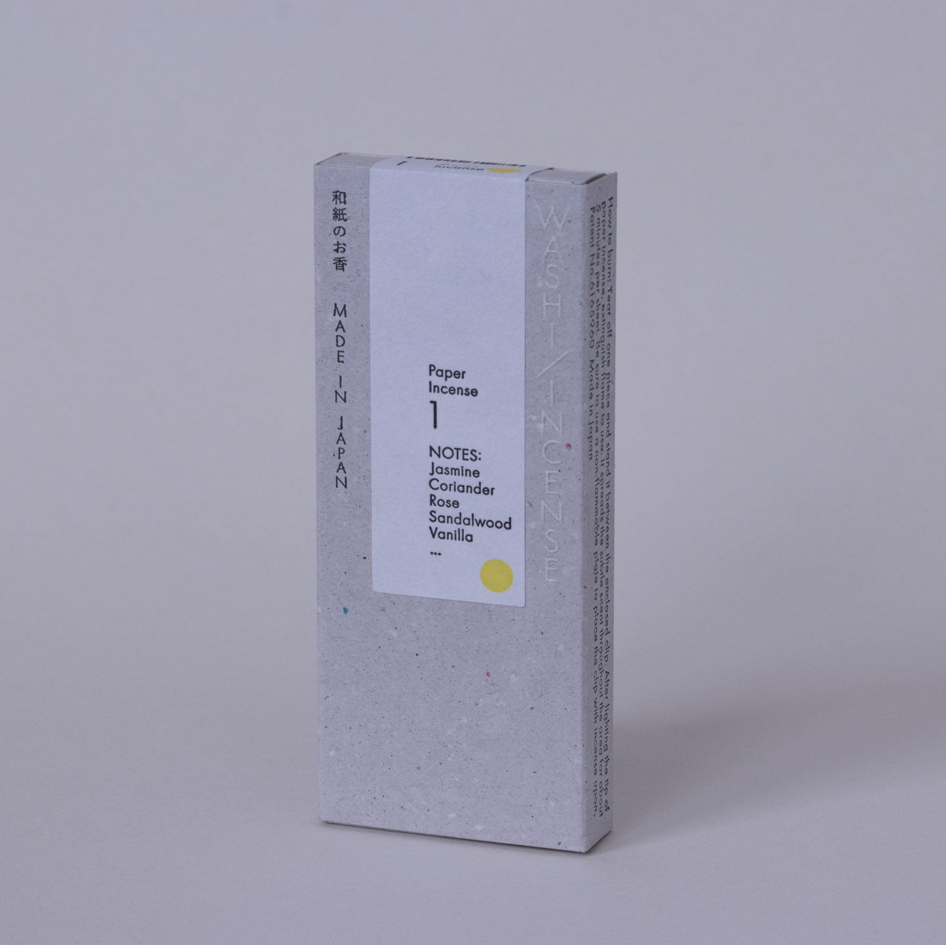 Washi Incense No.1 Floral Warmth (和紙のお香) – Paper Incense Strips