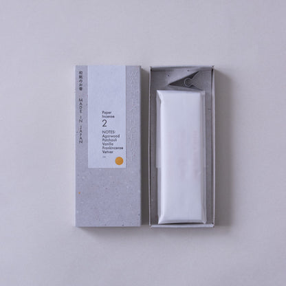 #2 Elegant Agarwood, WASHI INCENSE | 和紙のお香