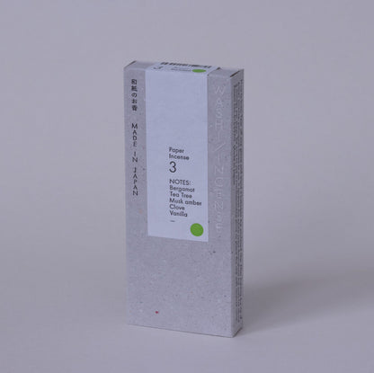 #3 Deep Citrus, WASHI INCENSE | 和紙のお香