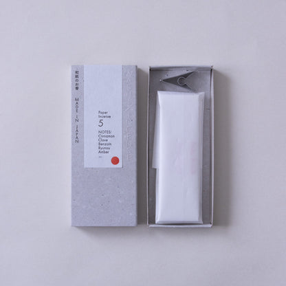 #5 Smoky Comfort, WASHI INCENSE | 和紙のお香