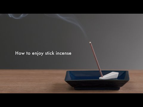 Shoyeido's short Youtube video guide on how to properly burn stick incense at home.