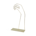 ELLA – Brass Hand Silhouette Accessory Stand (Tall)
