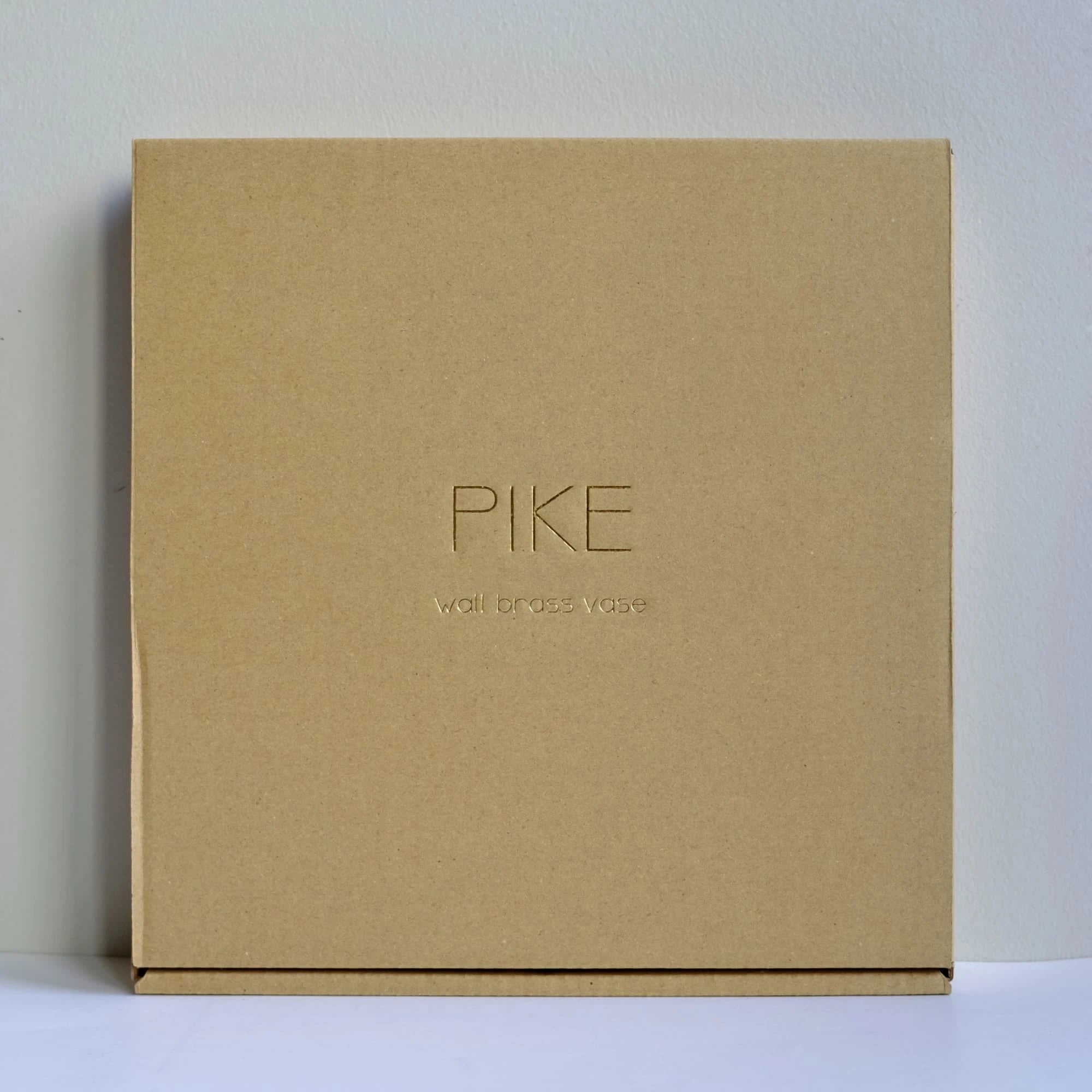 PIKE Wall – Diamond Brass Wire Flower Vase (Hanging)